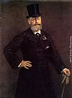 Eduard Manet Famous Paintings - Portrait of Antonin Proust